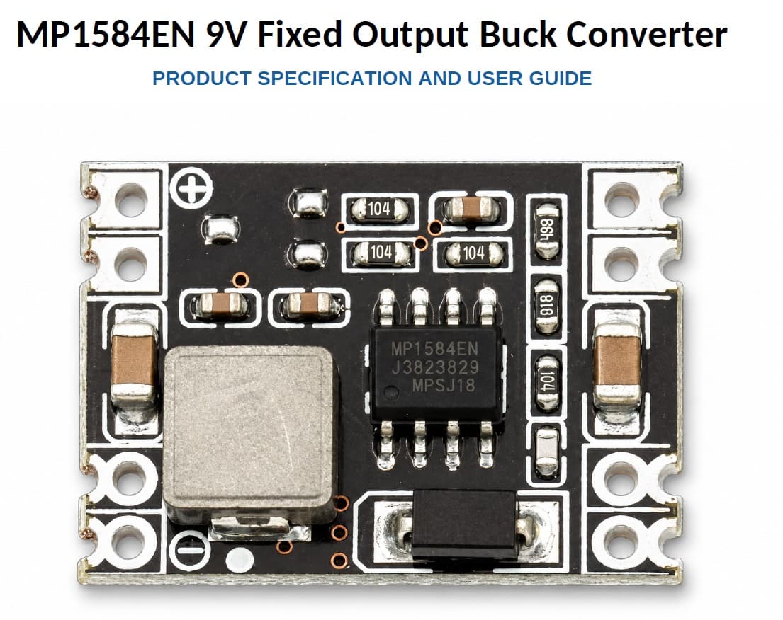 MP1584EN 9 V Fixed-Output Buck Converter