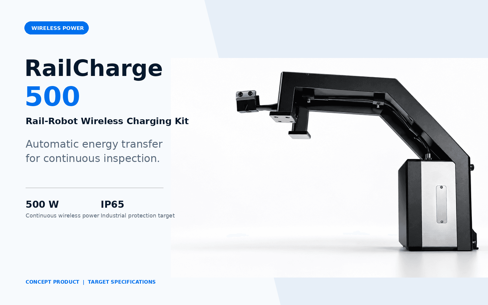 RailCharge 500 rail-robot charging kit