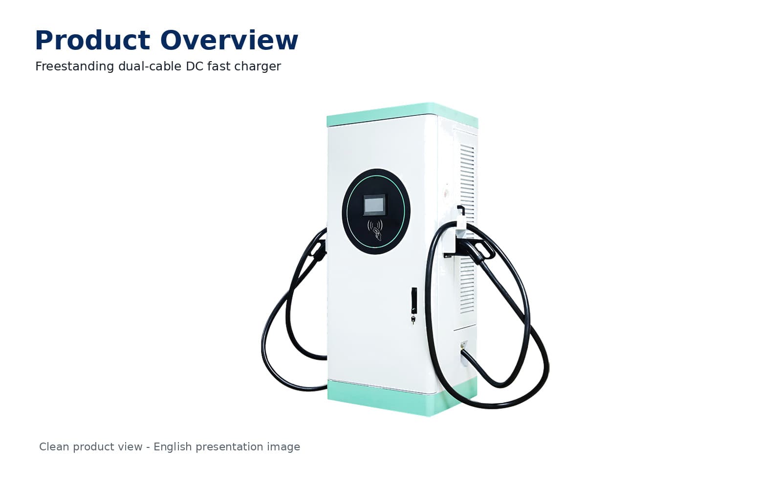 Cargador rápido de CC de pie de 60–240 kW
