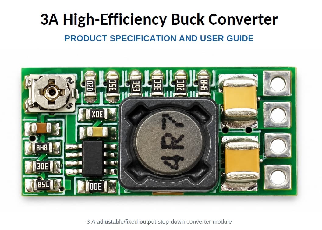3 A High-Efficiency Adjustable Buck Converter