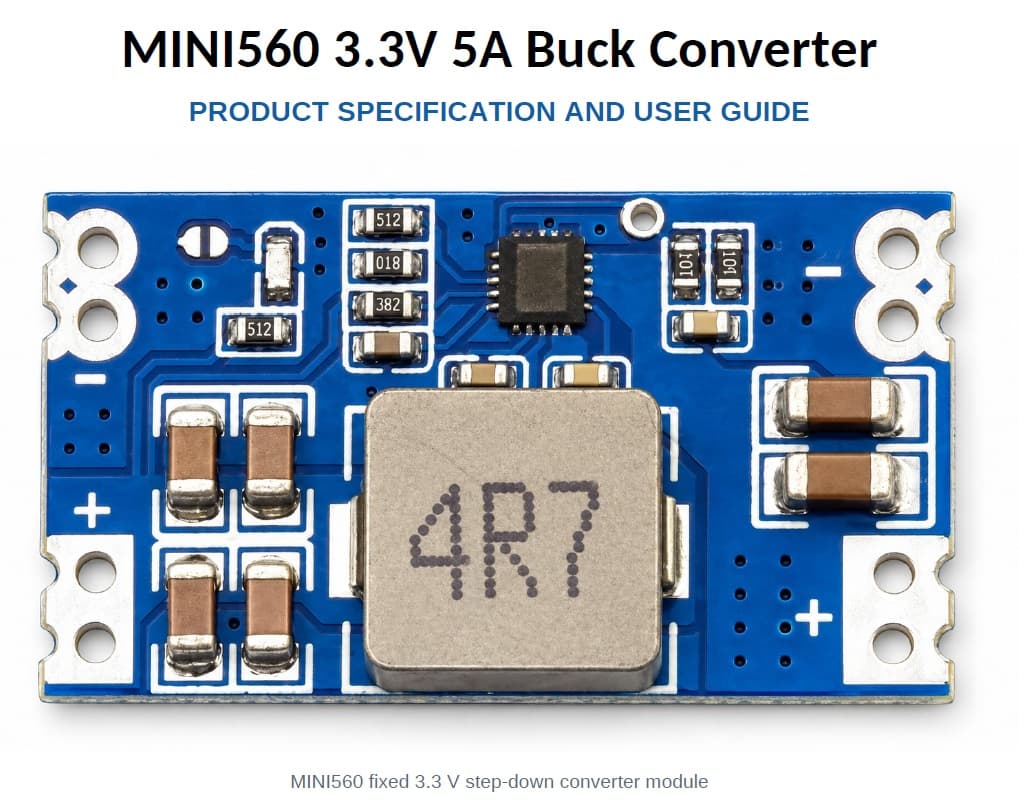MINI560 3.3 V Buck Converter
