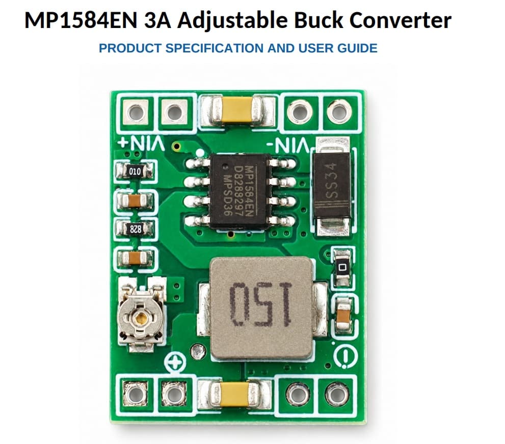MP1584EN 3 A Adjustable Buck Converter