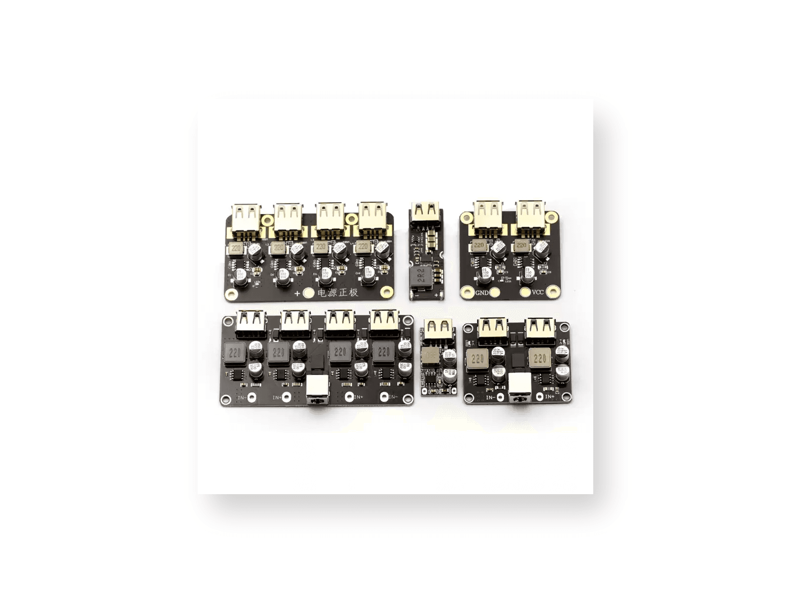 QC3.0 Dual-Port Vehicle USB Buck Module