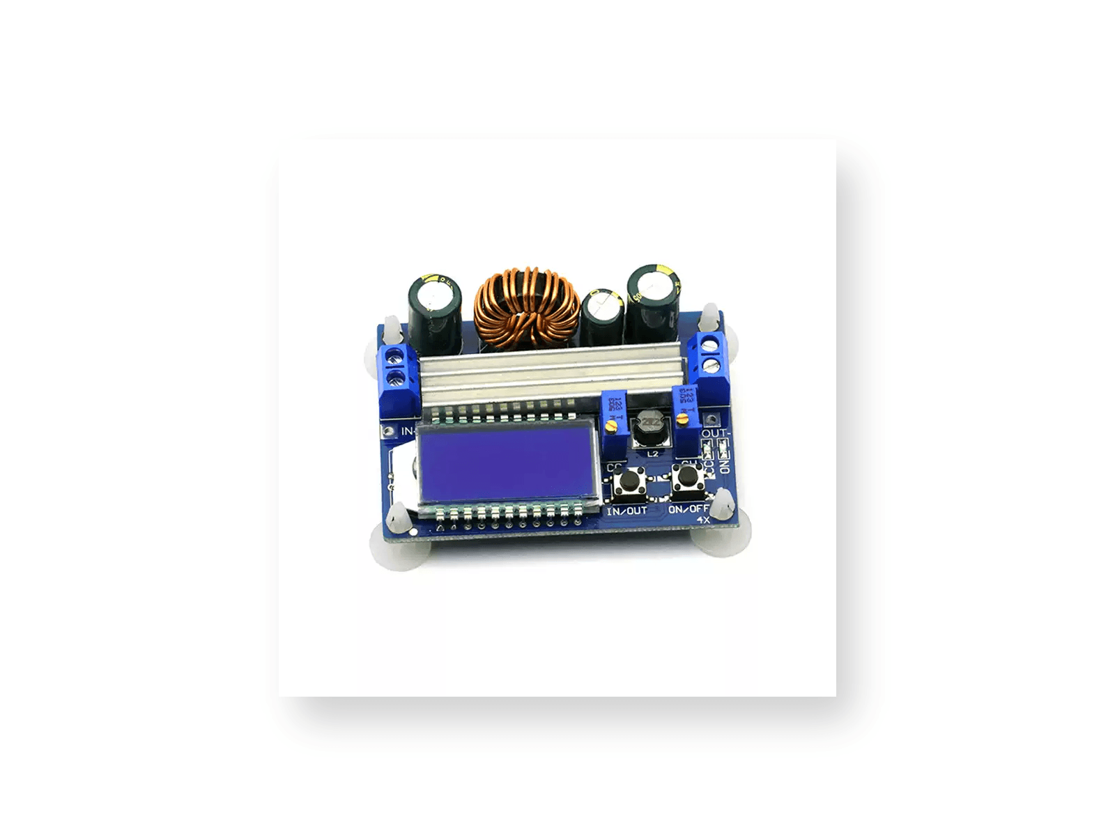 LCD CC/CV Adjustable Buck-Boost Power Module