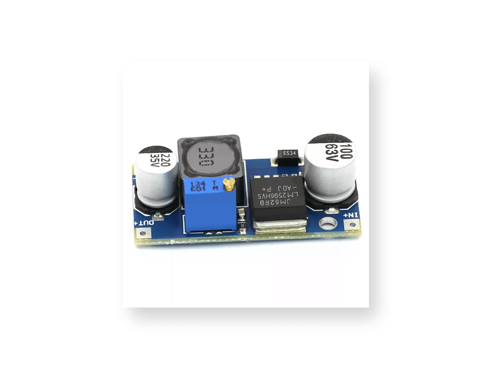 LM2596HVS Wide-Input Adjustable Buck Converter