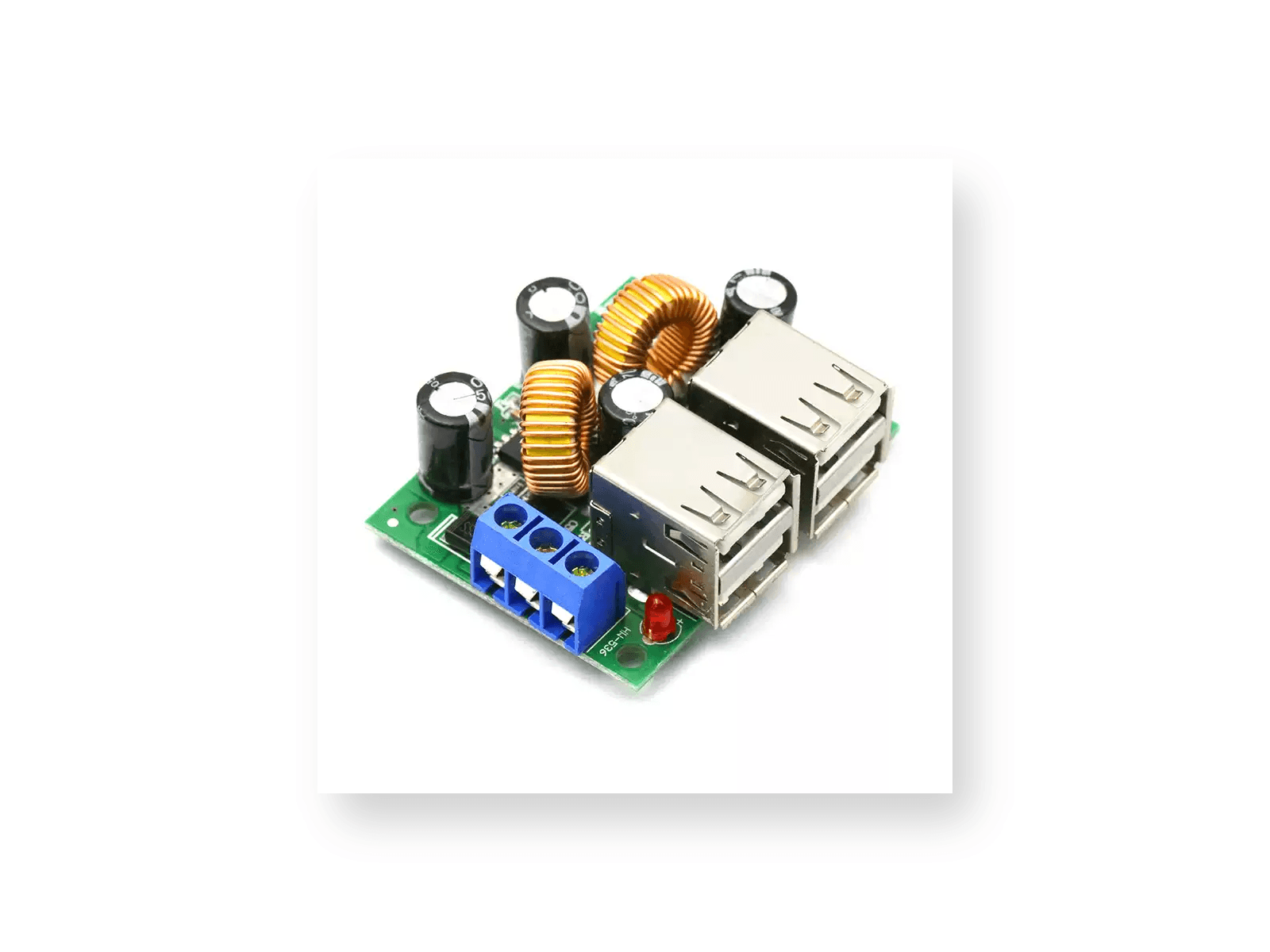 3 A Four-Port USB Buck Power Module